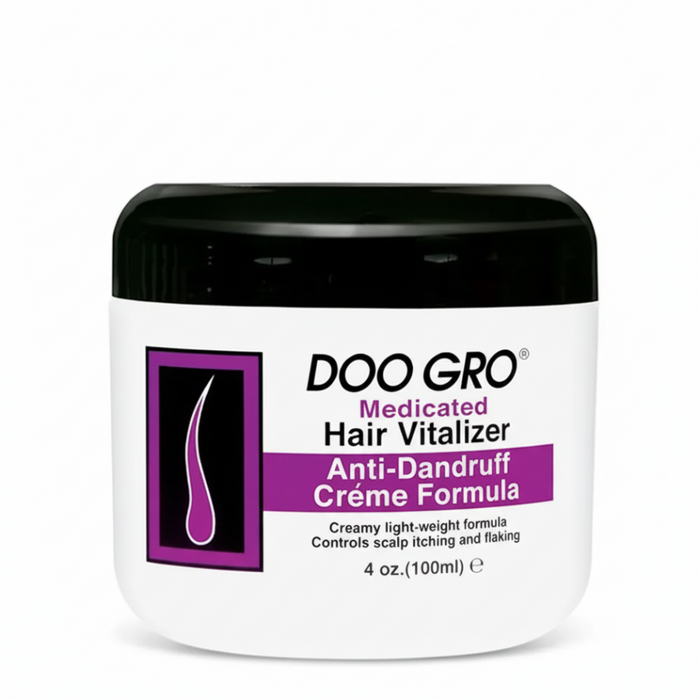 Doo Gro Medicated Hair Vitalizer Creme 4oz | Anti-Dandruff Strength Formula