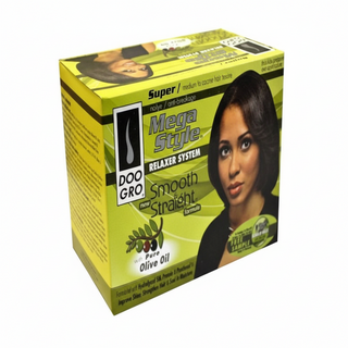 Doo Gro mega style smooth straight relaxer system kit for frizz control and smooth hair