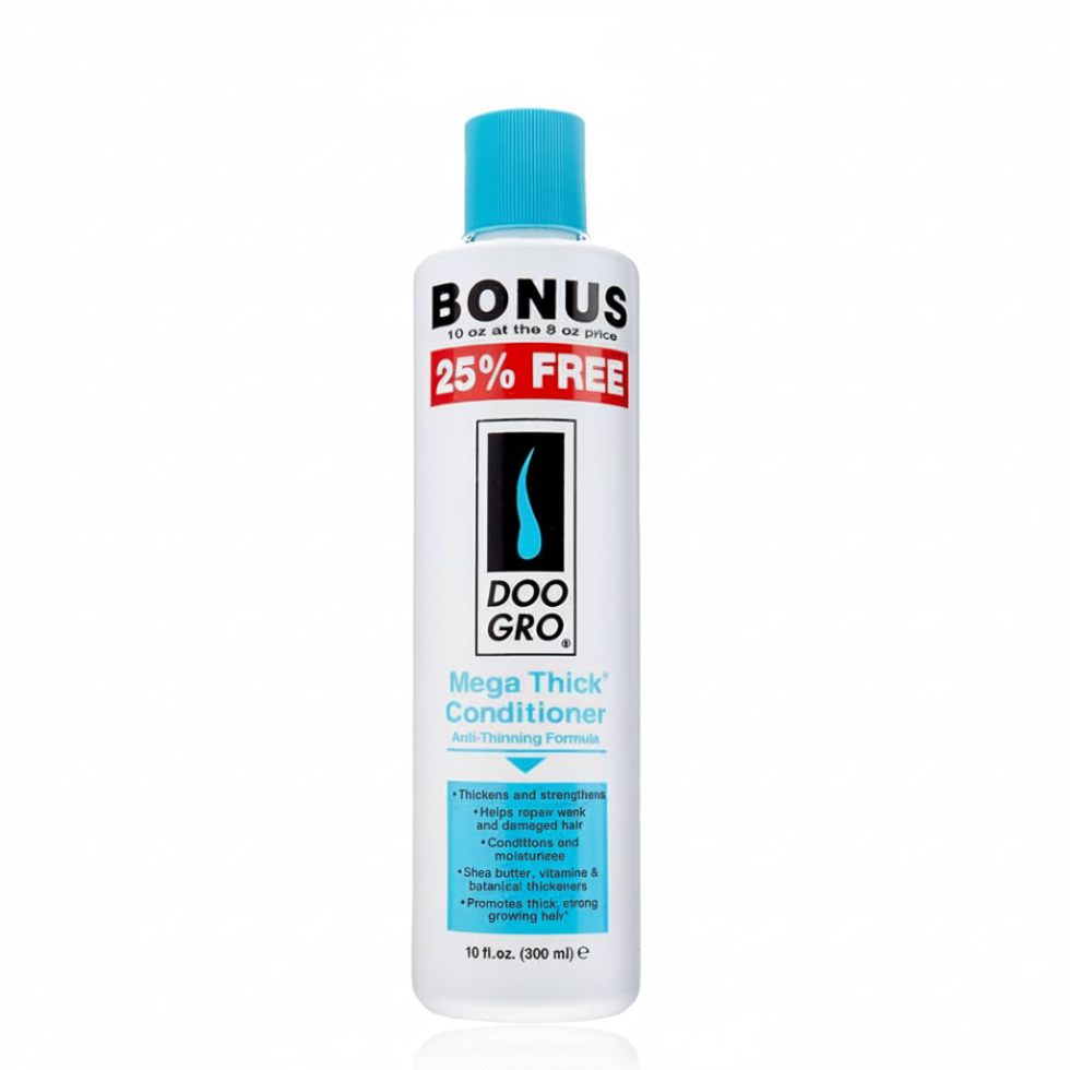 Doo Gro mega thick conditioner for moisture strength and soft manageable hair