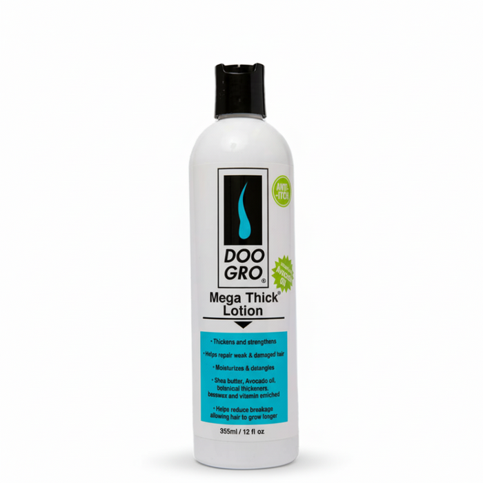 Doo Gro mega thick hair lotion for moisturizing detangling and soft healthy hair