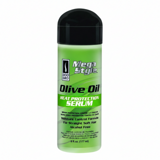 Doo Gro olive oil heat protection serum for heat damage repair shine and frizz control