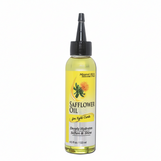 Doo Gro safflower infusion styling oil for 3B and 3C curls shine and frizz control