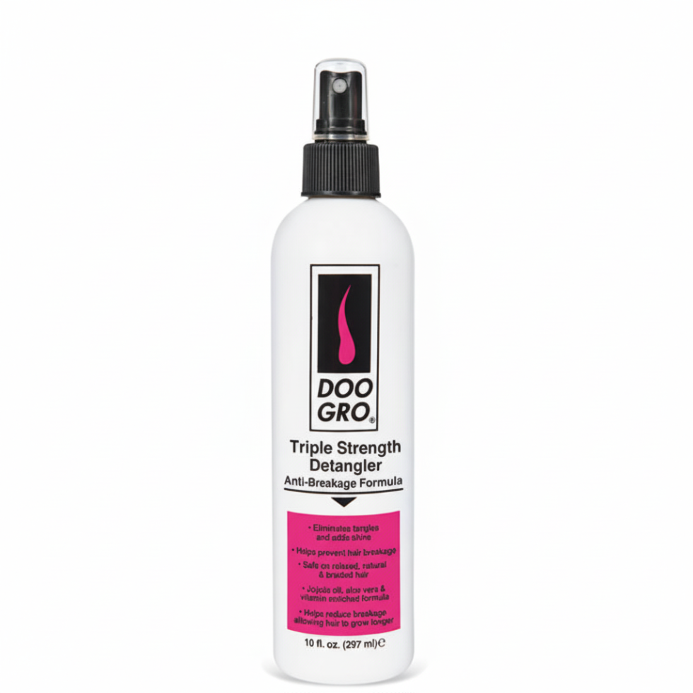 Doo Gro triple strength detangler spray for anti breakage smooth knot free hair