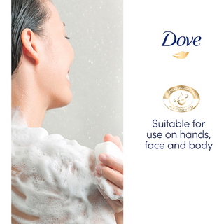 dove beauty cream bar 4x90g moisturizing cleansing nourishing soap gentle face and body care bar soft smooth hydrated skin cleanser