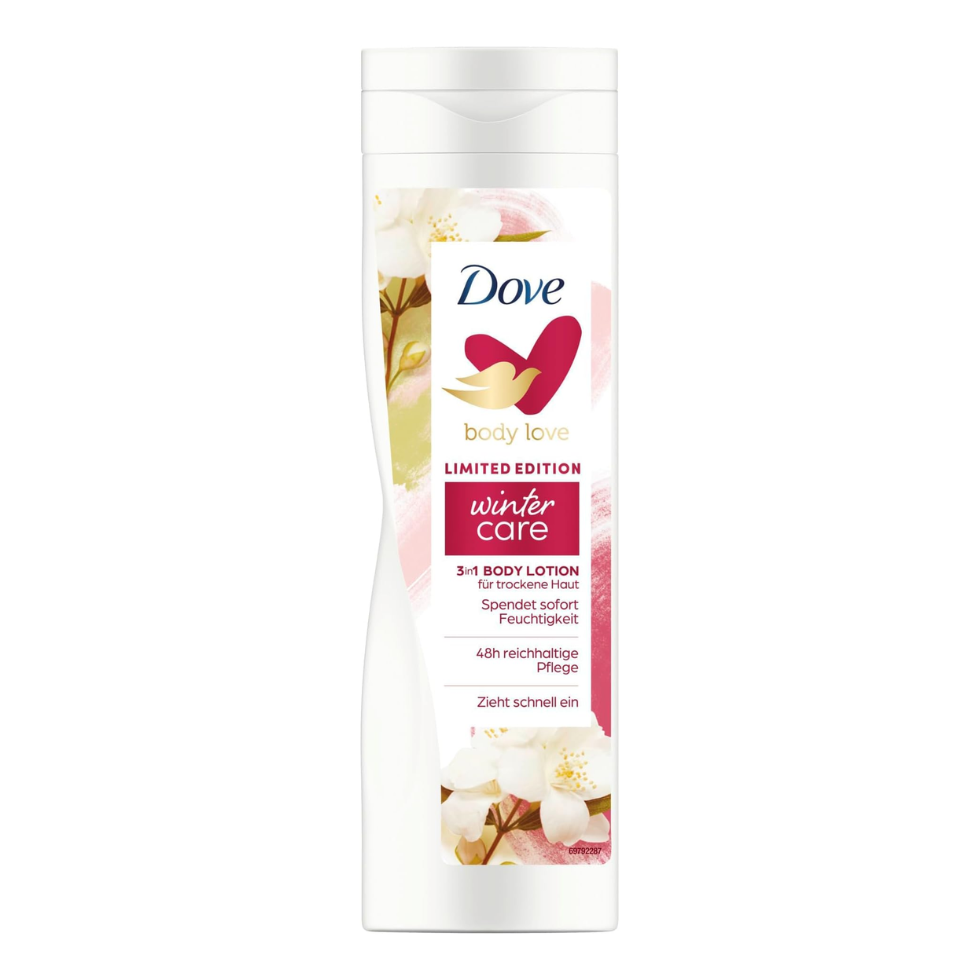 dove body love winter care 3 in 1 body lotion 250ml 48 hour moisture hydrating nourishing lotion for soft smooth skin winter dry skin protection cream