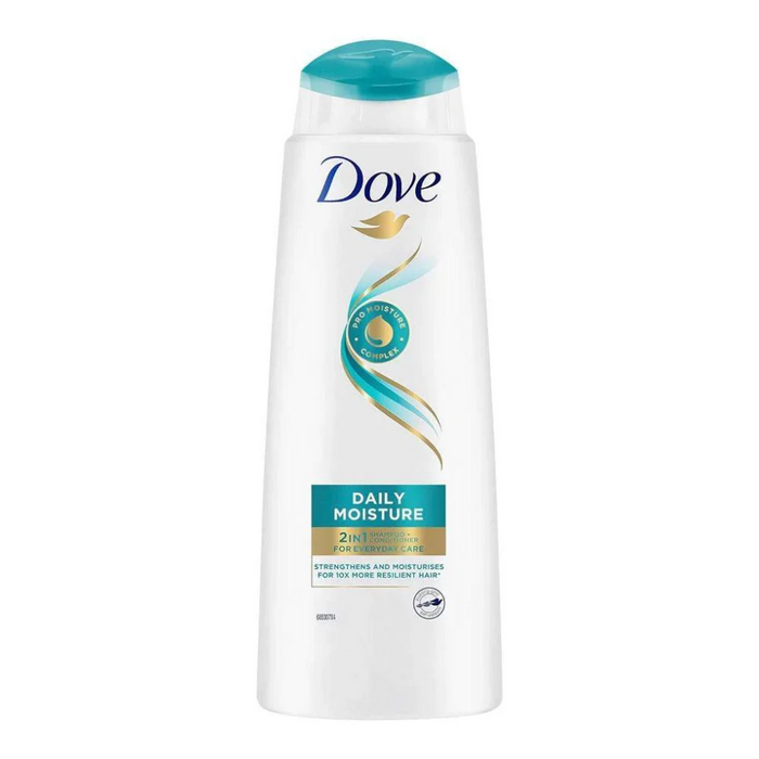 Dove Daily Moisture 2-in-1 Shampoo & Conditioner 400ml | Hydrate & Smooth Hair