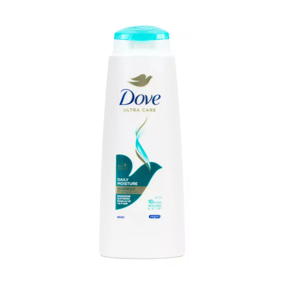 dove daily moisture shampoo 400ml hydrating nourishing hair care soft smooth shiny hair gentle cleansing daily use shampoo product