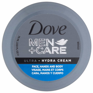 dove men care ultra hydra cream 75ml 24 hour intense moisturising face cream for men lightweight non greasy hydrating skin care daily use cream