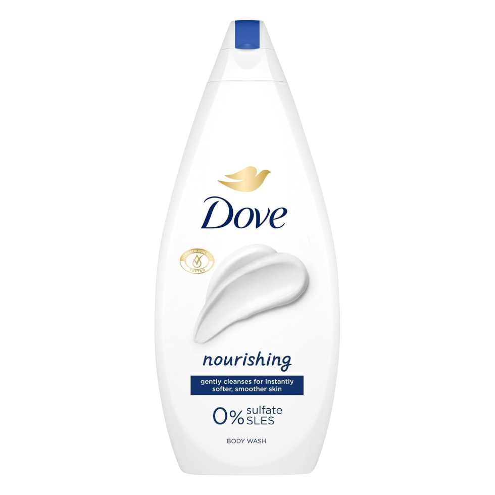 dove nourishing body wash 450ml sulfate free gentle cleanser hydrating nourishing shower gel soft smooth healthy skin daily body wash product