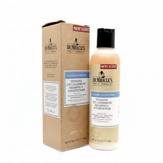 dr miracles 2 in 1 dandruff shampoo conditioner for anti dandruff scalp care and clean soft hair