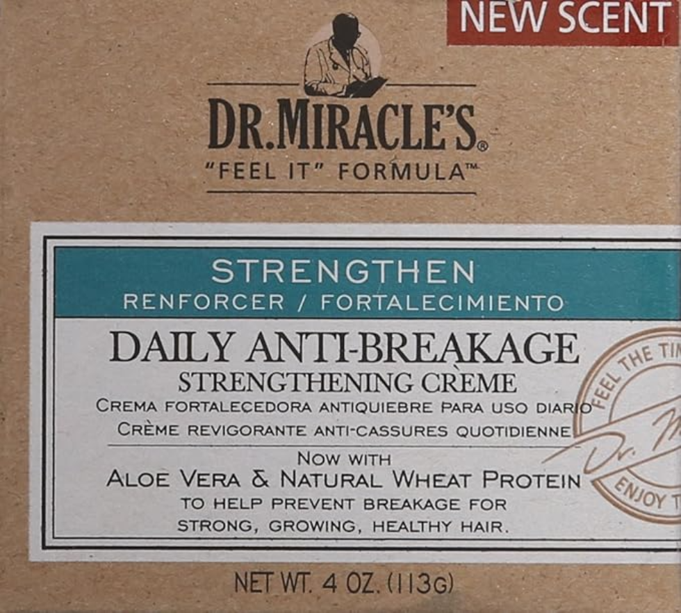 dr miracles anti breakage creme daily hair treatment for strengthening repairing and moisturizing damaged hair