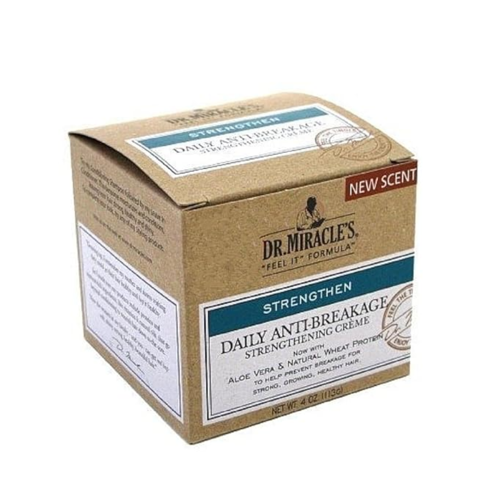 dr miracles anti breakage creme daily hair treatment for strengthening repairing and moisturizing damaged hair