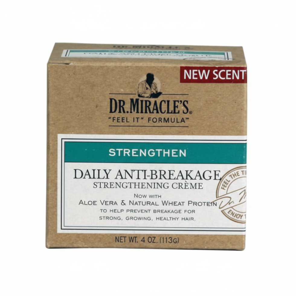 dr miracles anti breakage creme daily hair treatment for strengthening repairing and moisturizing damaged hair