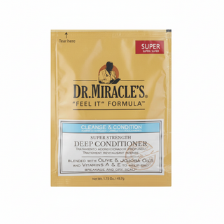 dr miracle’s feel it formula super strength deep conditioner 1.75oz hair repair damaged hair treatment conditioner