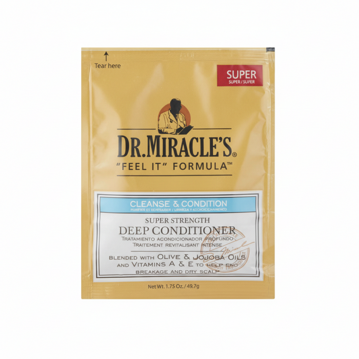 Dr. Miracle’s Feel It Formula Super Strength Deep Conditioner 1.75oz | Hair Repair