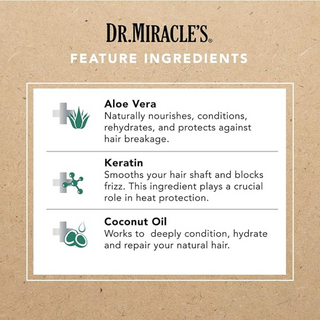 dr miracles leave in conditioner for detangling hydrating and strengthening soft manageable hair