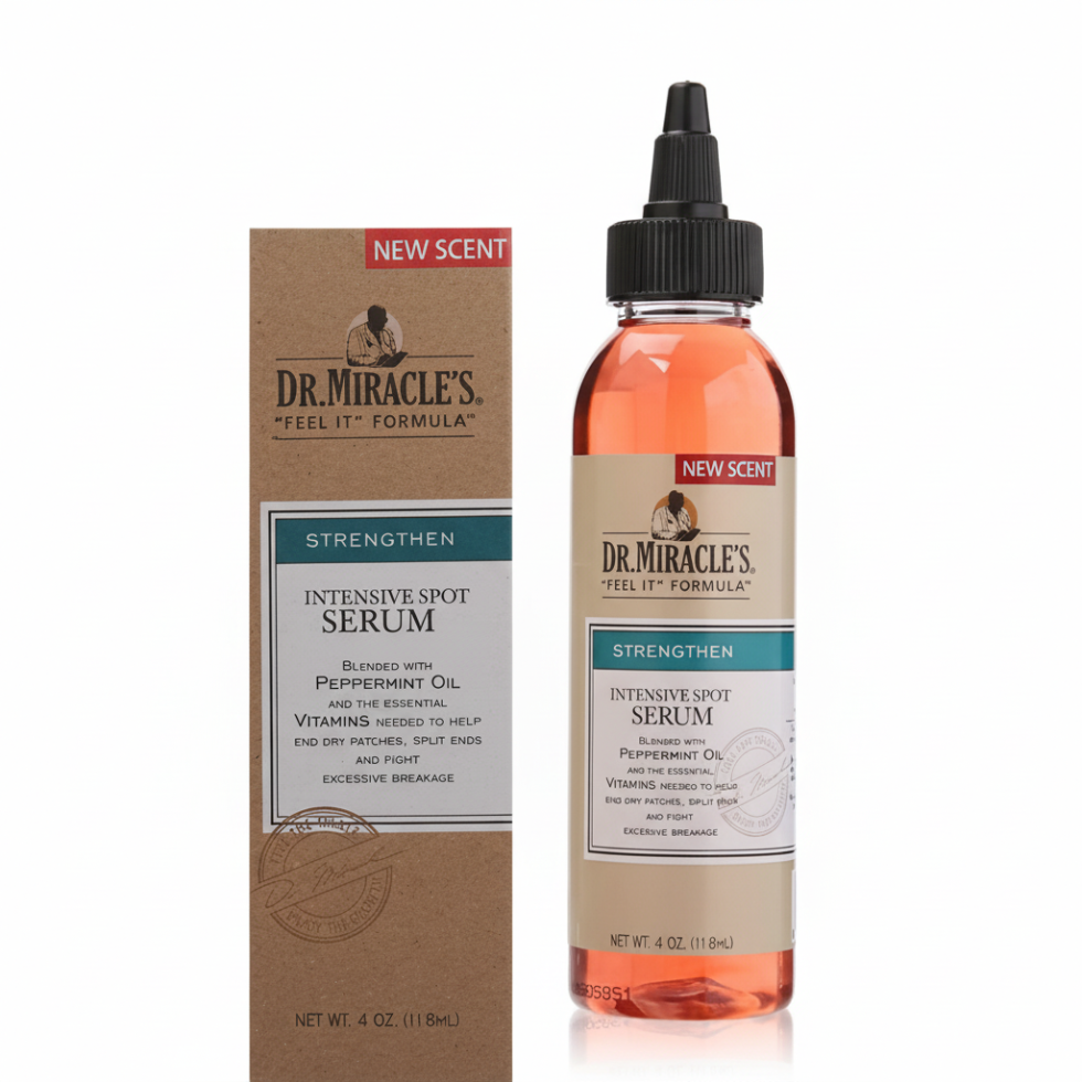 dr miracles strengthen spot serum for hair growth and breakage repair for stronger thicker hair