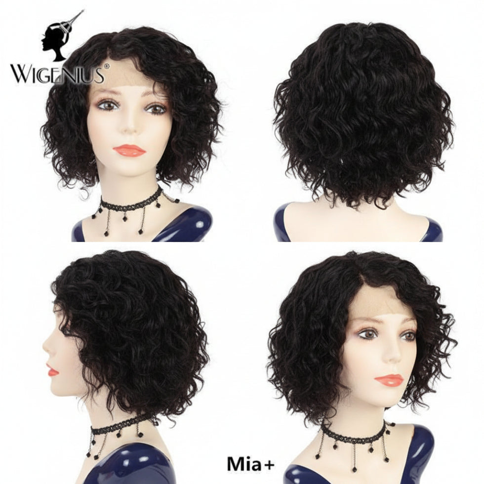Dressmaker Wignus Mia Plus virgin Brazilian human hair wig with Swiss lace parting and natural scalp appearance**