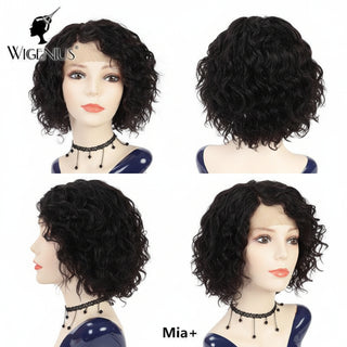 Dressmaker Wignus Mia Plus virgin Brazilian human hair wig with Swiss lace parting and natural scalp appearance**