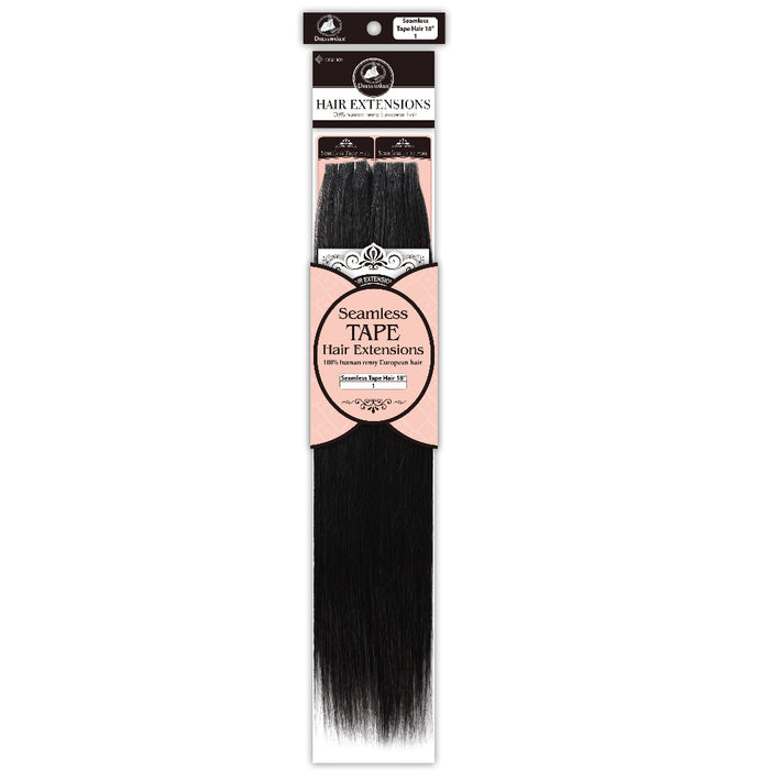 Dressmaker 100% Human Remy European Seamless Tape-In Hair Extensions 40pcs