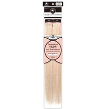 Dressmaker seamless 60 light blonde tape in Remy European human hair extensions 40pcs natural volume and length blend