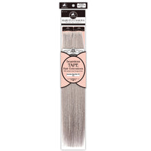 Dressmaker seamless ash blonde tape in Remy European human hair extensions 40pcs natural cool tone volume and length blend