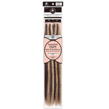 Dressmaker seamless P4/27 brown and honey blonde tape in Remy European human hair extensions 40pcs natural highlighted blend