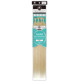 Dressmaker Nano 60 light blonde Remy human hair extensions 18 inch 100pcs natural volume blend