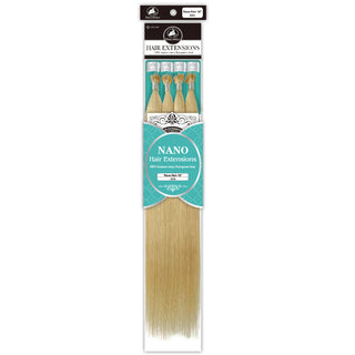 Dressmaker Nano 613 platinum blonde Remy human hair extensions 18 inch 100pcs natural volume blend