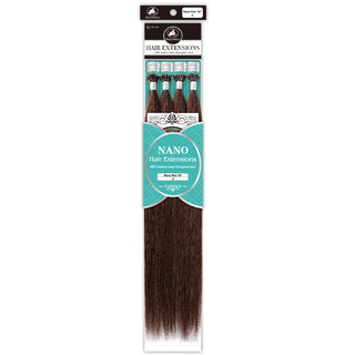 Dressmaker Nano 6 dark blonde Remy human hair extensions 18 inch 100pcs natural volume blend