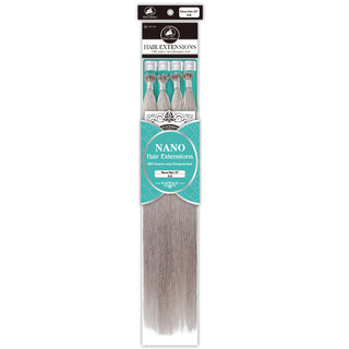 Dressmaker Nano ash blonde Remy human hair extensions 18 inch 100pcs seamless natural volume blend