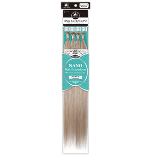 Dressmaker Nano Blonde Me Remy human hair extensions 18 inch 100pcs bright blonde seamless volume blend