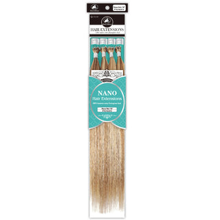 Dressmaker Nano P10 16 613 multi tone blonde Remy human hair extensions 18 inch 100pcs natural volume blend