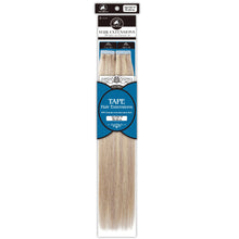 Dressmaker Remy tape ash hair extensions straight 18 inch 40pcs cool blonde platinum tone natural look
