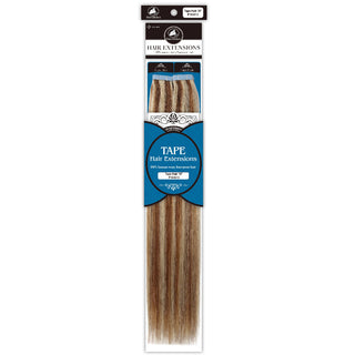 Dressmaker Remy tape P10 613 platinum blonde hair extensions straight 18 inch 40pcs salon blend