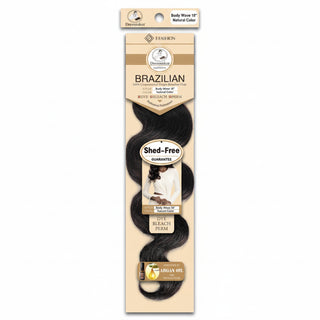 Dressmaker virgin Brazilian body wave weave natural color human hair extensions with soft waves**