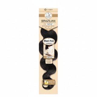 Dressmaker virgin Brazilian body wave weave natural color human hair extensions with soft waves**