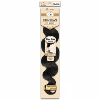 Dressmaker virgin Brazilian body wave weave natural color human hair extensions with soft waves**