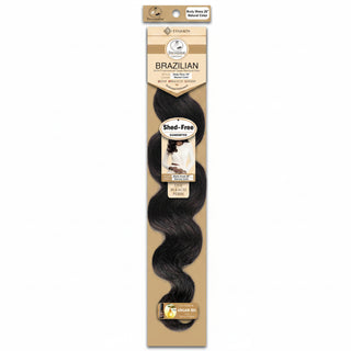 Dressmaker virgin Brazilian body wave weave natural color human hair extensions with soft waves**