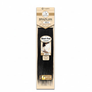 Dressmaker virgin Brazilian straight weave jet black human hair extensions with smooth silky texture and shine**