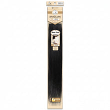 Dressmaker virgin Brazilian straight weave jet black human hair extensions with smooth silky texture and shine**