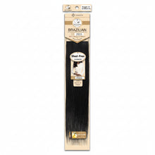 Dressmaker virgin Brazilian straight weave jet black human hair extensions with smooth silky texture and shine**