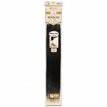 Dressmaker virgin Brazilian straight weave jet black human hair extensions with smooth silky texture and shine**