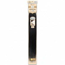 Dressmaker virgin Brazilian straight weave jet black human hair extensions with smooth silky texture and shine**