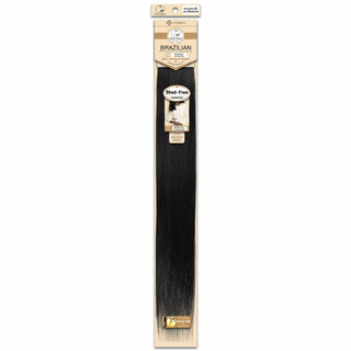 Dressmaker virgin Brazilian straight weave jet black human hair extensions with smooth silky texture and shine**