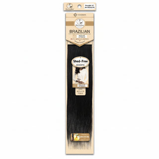 Dressmaker virgin Brazilian straight weave jet black human hair extensions with smooth silky texture and shine**