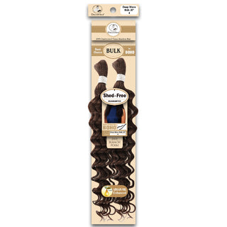 Dressmaker virgin Brazilian boho braids 4 deep bulk 20 inch medium brown boho wave human hair for braiding and styling