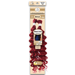 Dressmaker virgin Brazilian boho braids BUG burgundy deep bulk 20 inch boho wave human hair for braiding and styling