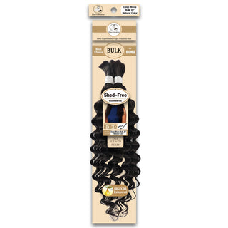 Dressmaker virgin Brazilian boho braids natural color deep bulk 20 inch soft wave human hair for braiding and styling