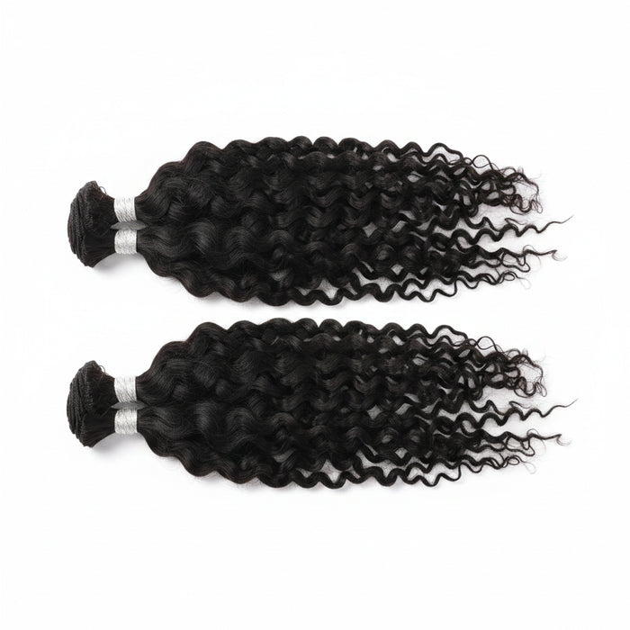Dressmaker Virgin Brazilian Boho Braids Water Wave Bulk 18 Inch Natural Color